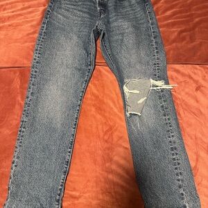 Levi's Dark Blue Straight Leg Jeans